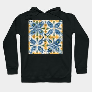 Italian Majolica Tile 8 Hoodie